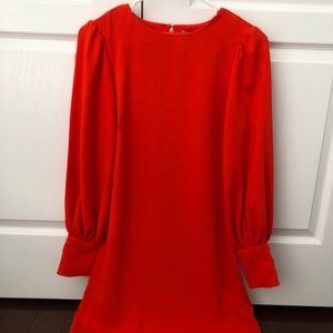 Sunburnt orange dress